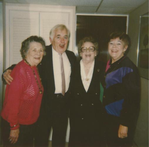 Dad with his sisters Helen, Kay & Pauline